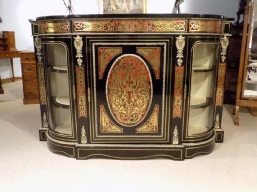 A Fine Quality Boulle Victorian Period Credenza