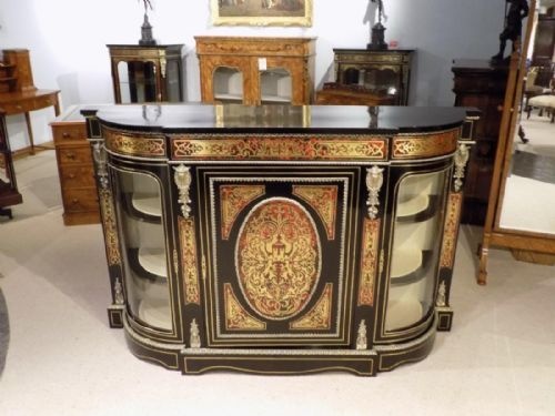 fig 1. A Fine Quality boulle Victorian Period credenza
