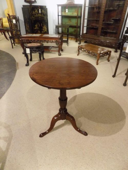A Good Mahogany George III Period Tripod Table.