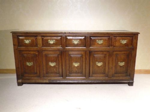 A Good Oak 18th Century Antique Dresser Base