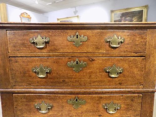 fig 1. An oak late 17th Century antique chest