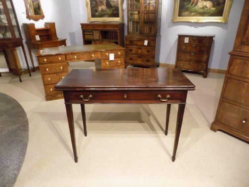 A George Ii/iii Period Cuban Mahogany Tea Table.