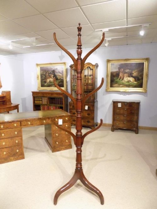 A Wonderful Mahogany William IV Period Hall Tree.