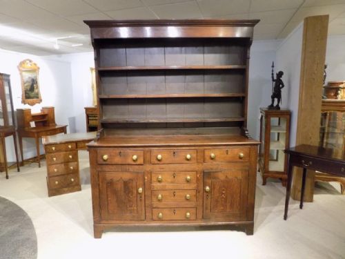 An Early 19th Century Antique Welsh Dresser and Rack