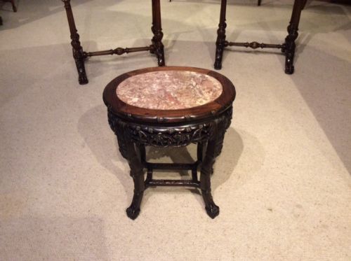 A 19th Century Hardwood Chinese Jardinière Stand.