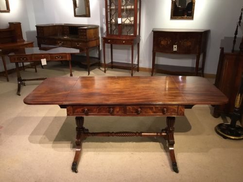 A Mahogany William IV Period Antique Sofa Table
