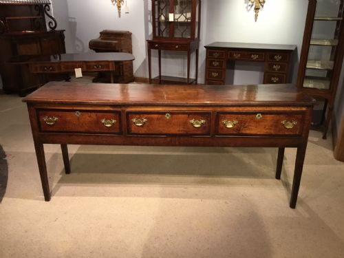 An Oak George III Period Antique Dresser Base
