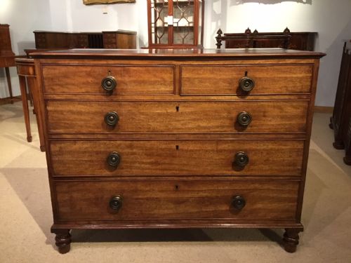 A Mahogany Georgian Chest of Drawers by Gillows of Lancaster
