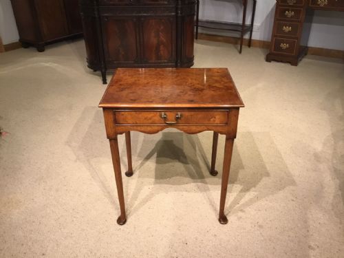 A 1920s Figured Walnut Antique Side Table