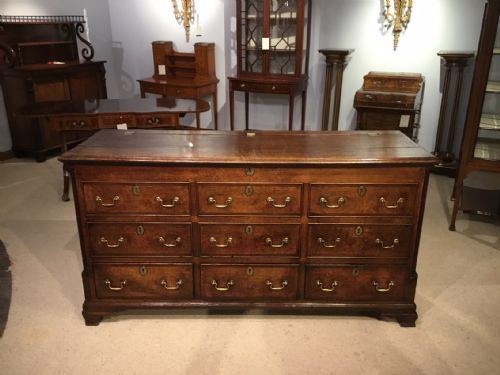 An Oak George III Period Lancashire Mule/dower Chest.