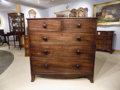 A Mahogany Regency Period Antique Chest of Drawers
