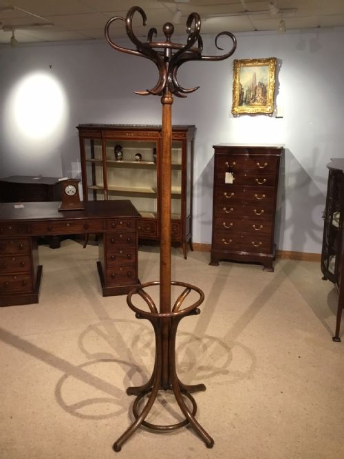 A 1920s Bentwood Hat, Coat & Umbrella Stand