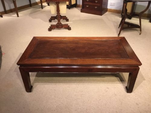 A Good Chinese Hardwood Antique Coffee Table.
