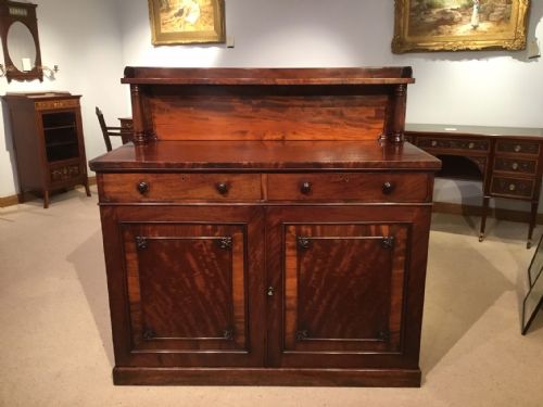 A Mahogany William IV Period Two Door Chiffonier