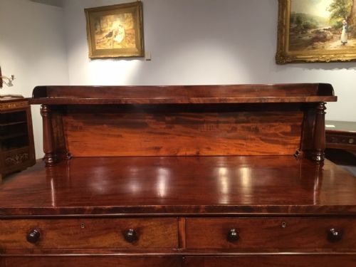 fig 1. A mahogany William IV Period two door chiffonier