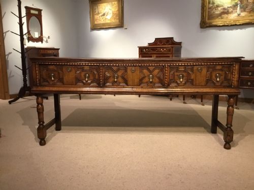 An Oak Early 18th Century Dresser Base