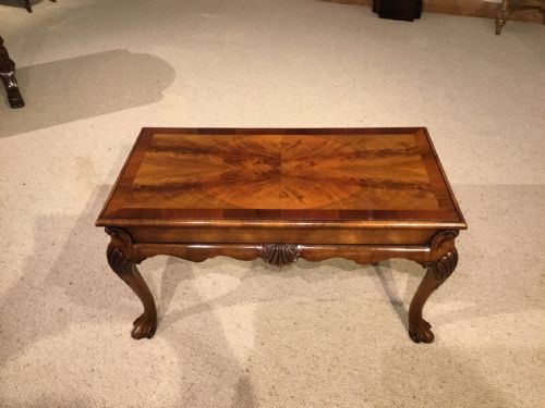 A Figured Walnut 1920s Period Coffee Table