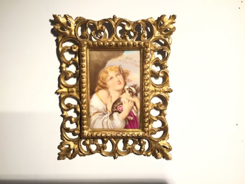 A Late 19th Century Royal Vienna Porcelain Plaque