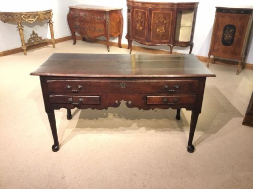 An Oak George III Period Side Table