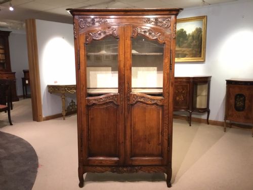 A Lovely Oak French 19th Century "Breton" Cabinet.
