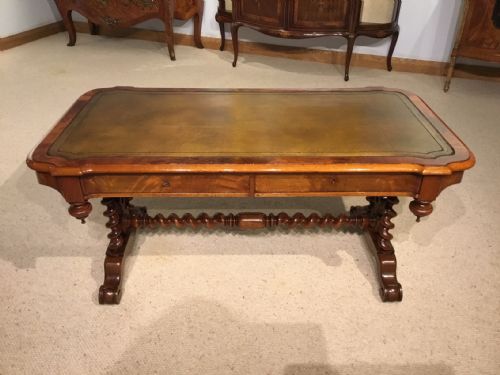 A Victorian Period Figured Walnut Antique Coffee Table