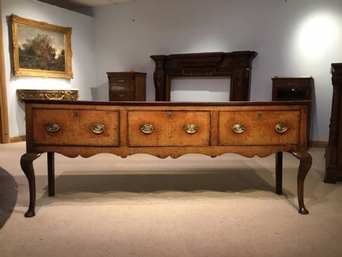 An Oak George III Period Antique Dresser Base