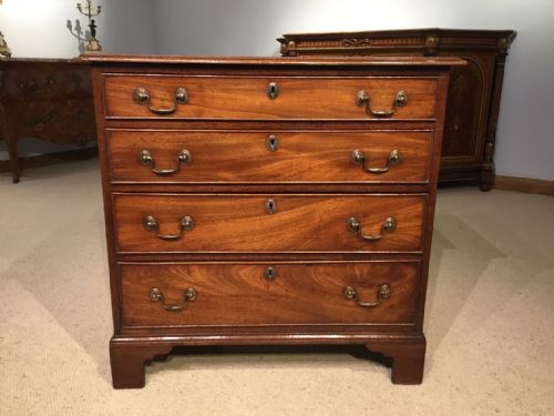 A Neat Mahogany George III Period Chest of Drawers