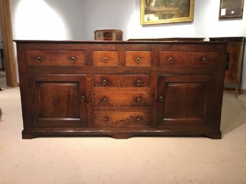 A Lovely Oak Mid 18th Century Antique Dresser Base