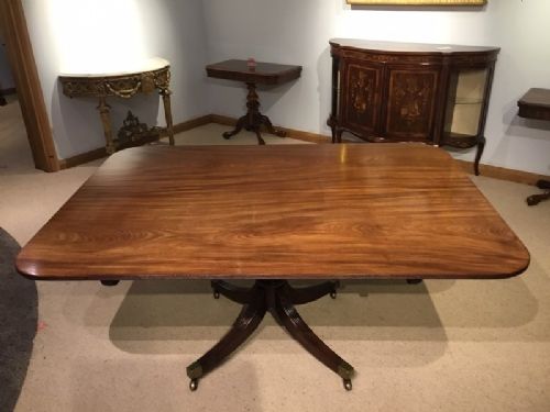 A Fine Quality Cuban Mahogany Regency Period Breakfast Table