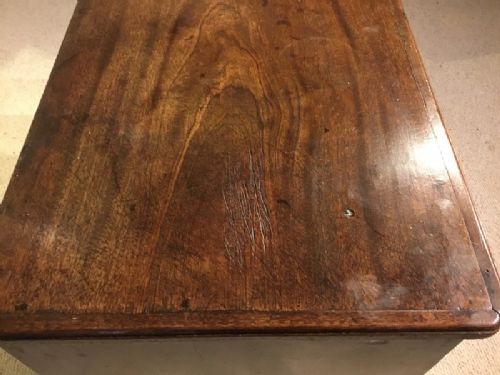 fig 1. A small mahogany George III Period antique bachelors chest