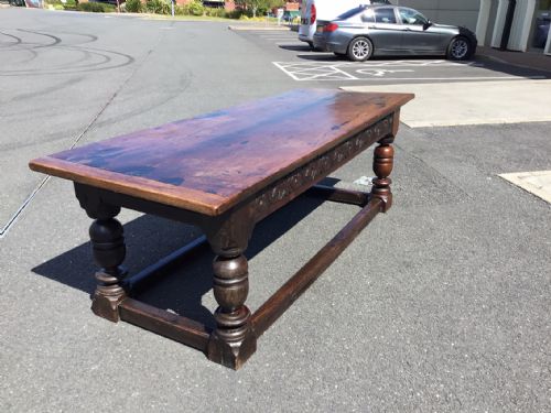 A 17th Century & Later Oak Refectory Table