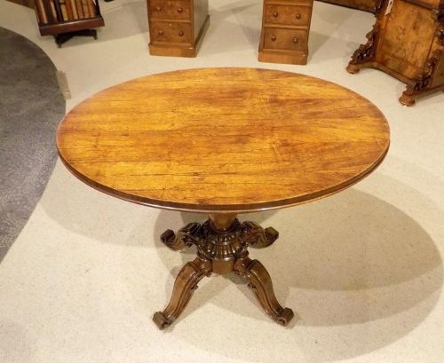 A Fine Quality Rosewood Early Victorian Period Occasional Table