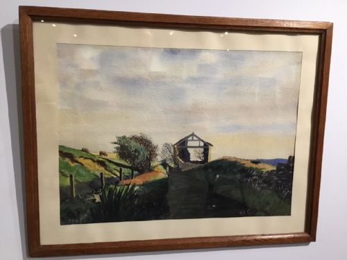 A Watercolour Painting by Lancashire Artist Vallance J. Gregson