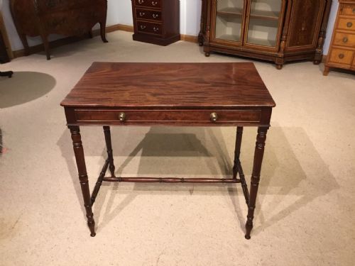 An Elegant Mahogany Regency Period Antique Side Table.