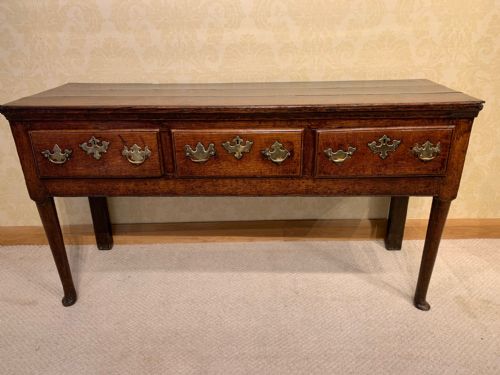 An Oak George III Period Antique Dresser Base