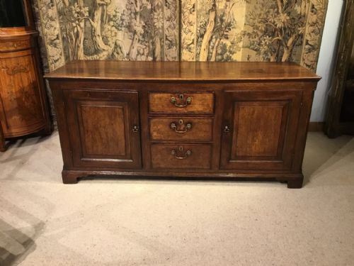 An Oak George III Period Westmorland Antique Dresser Base