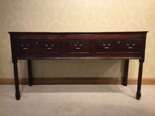 An Oak George III Period Antique Dresser Base