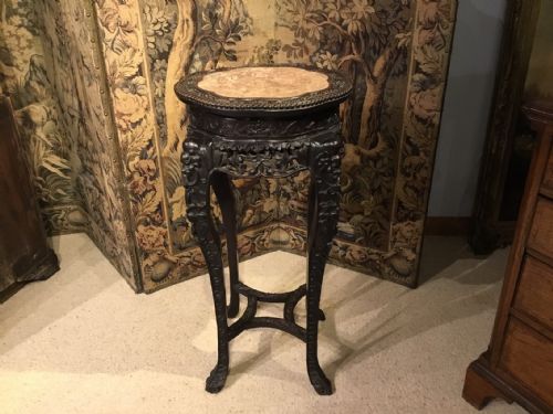 A Large Chinese Hardwood Stand