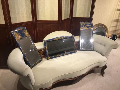 A Lovely Set of Three Chinoiserie Wall Mirrors