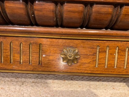 THREE VICTORIAN PERIOD POLLARD OAK AND GILT PELMETS - ADDITIONAL PHOTO 6