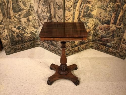 A Beautiful Regency Period Rosewood Wine Table