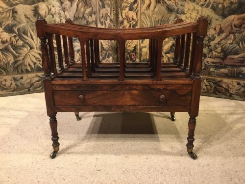 A Good Rosewood Regency Period  Canterbury