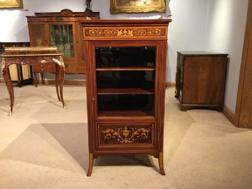 A Fine Quality Marquetry Inlaid Edwards & Roberts Cabinet