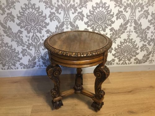 A Fine Quality Carolean Style Walnut Stand