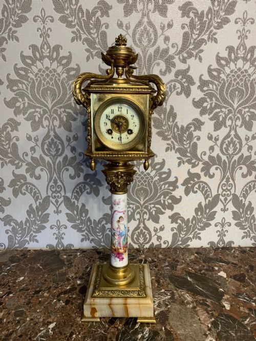 An Unusual French Late 19th Century Novelty Clock/barometer