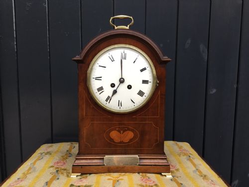 A Quality Edwardian Period Mahogany Antique Bracket Clock