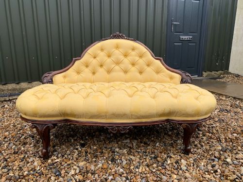 A Fine Quality Victorian Period Walnut Sofa