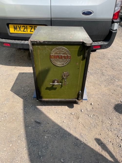 Victorian Period Cast Iron Safe by Milners of Liverpool