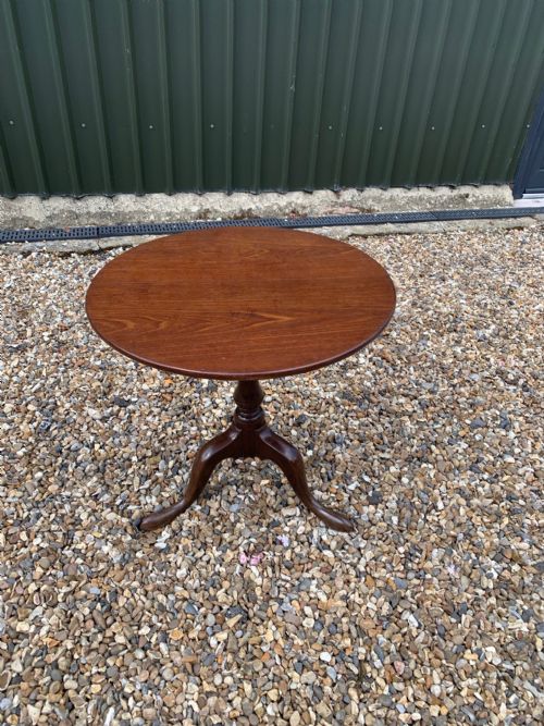 A Mahogany George III Period Tripod Table