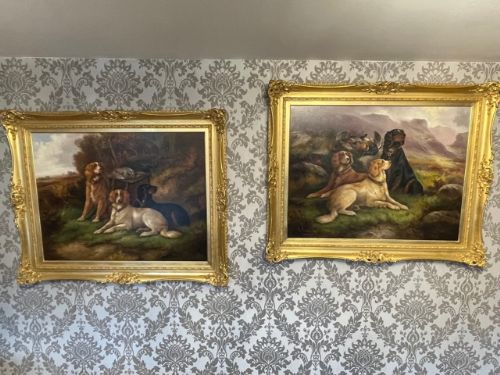 A Pair of Large Scale Oil Paintings by Robert Cleminson